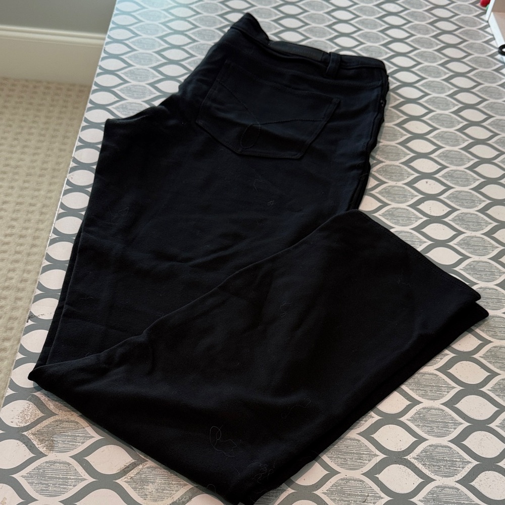 Calvin Klein Jeans black skinny knit pant